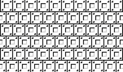 2D Texture Black and White color steel wall, seamless concrete background - Asset for Game - Pixel art. Steel texture seamless pattern, for pixel art style game.