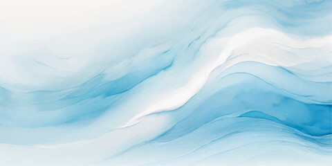 abstract soft blue and white abstract water color ocean wave texture background. Banner Graphic Resource as background for ocean wave and water wave abstract graphics.