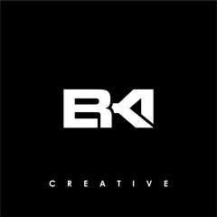 BKI Letter Initial Logo Design Template Vector Illustration