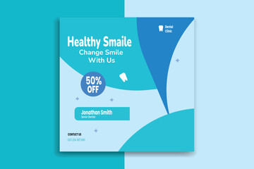 dental social media post , dental banner design