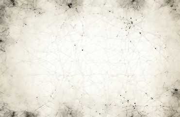 Dusty Piles and Black Networks on White Grunge Pattern, Generative AI