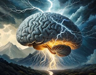 Brain Storm - obrazy, fototapety, plakaty