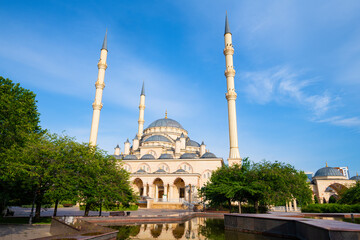 Fototapeta na wymiar View of the mosque 