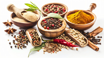 Composition with different spices