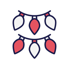 ceiling lights icon with white background vector stock illustration