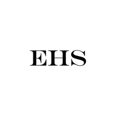 EHS logo. E H S design. WhitE H SHS letter. EHS, E H S letter logo SET design. Initial letter EHS linked circle uppercase monogram logo. E H S letter logo SET vector design. EHS letter logo design	
