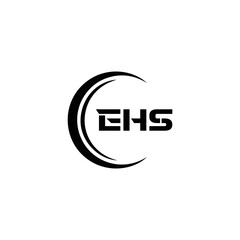 EHS logo. E H S design. WhitE H SHS letter. EHS, E H S letter logo SET design. Initial letter EHS linked circle uppercase monogram logo. E H S letter logo SET vector design. EHS letter logo design	
