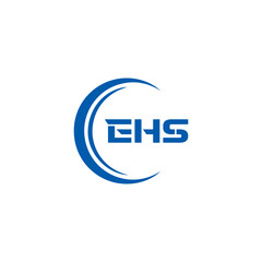 EHS logo. E H S design. WhitE H SHS letter. EHS, E H S letter logo SET design. Initial letter EHS linked circle uppercase monogram logo. E H S letter logo SET vector design. EHS letter logo design	
