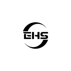 EHS logo. E H S design. WhitE H SHS letter. EHS, E H S letter logo SET design. Initial letter EHS linked circle uppercase monogram logo. E H S letter logo SET vector design. EHS letter logo design	
