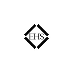 EHS logo. E H S design. WhitE H SHS letter. EHS, E H S letter logo SET design. Initial letter EHS linked circle uppercase monogram logo. E H S letter logo SET vector design. EHS letter logo design	
