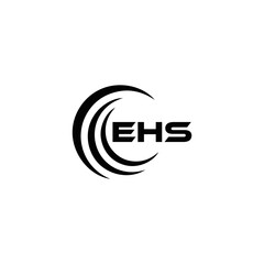 EHS logo. E H S design. WhitE H SHS letter. EHS, E H S letter logo SET design. Initial letter EHS linked circle uppercase monogram logo. E H S letter logo SET vector design. EHS letter logo design	
