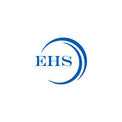 EHS logo. E H S design. WhitE H SHS letter. EHS, E H S letter logo SET design. Initial letter EHS linked circle uppercase monogram logo. E H S letter logo SET vector design. EHS letter logo design	
