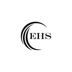 EHS logo. E H S design. WhitE H SHS letter. EHS, E H S letter logo SET design. Initial letter EHS linked circle uppercase monogram logo. E H S letter logo SET vector design. EHS letter logo design	
