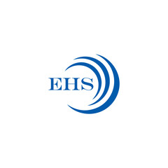 EHS logo. E H S design. WhitE H SHS letter. EHS, E H S letter logo SET design. Initial letter EHS linked circle uppercase monogram logo. E H S letter logo SET vector design. EHS letter logo design	
