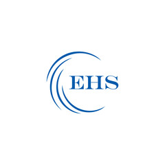 EHS logo. E H S design. WhitE H SHS letter. EHS, E H S letter logo SET design. Initial letter EHS linked circle uppercase monogram logo. E H S letter logo SET vector design. EHS letter logo design	
