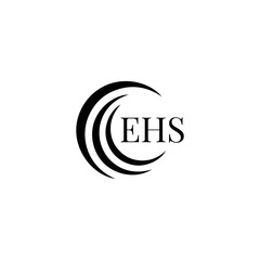 EHS logo. E H S design. WhitE H SHS letter. EHS, E H S letter logo SET design. Initial letter EHS linked circle uppercase monogram logo. E H S letter logo SET vector design. EHS letter logo design	
