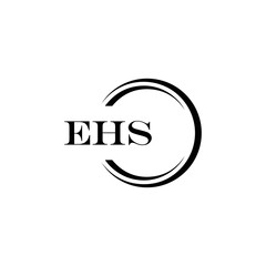 EHS logo. E H S design. WhitE H SHS letter. EHS, E H S letter logo SET design. Initial letter EHS linked circle uppercase monogram logo. E H S letter logo SET vector design. EHS letter logo design	
