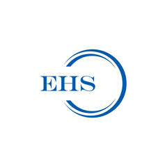 EHS logo. E H S design. WhitE H SHS letter. EHS, E H S letter logo SET design. Initial letter EHS linked circle uppercase monogram logo. E H S letter logo SET vector design. EHS letter logo design	
