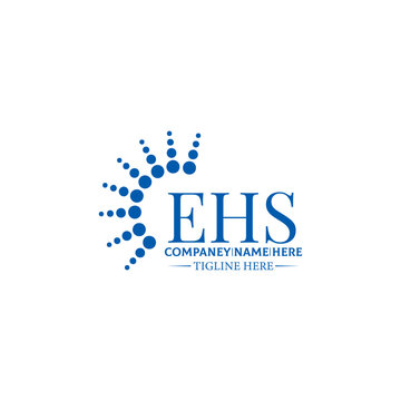 EHS logo. E H S design. WhitE H SHS letter. EHS, E H S letter logo SET design. Initial letter EHS linked circle uppercase monogram logo. E H S letter logo SET vector design. EHS letter logo design	
