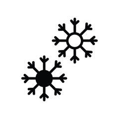 Fototapeta premium snow flakes icon with white background vector stock illustration