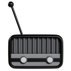 Vintage Radio Podcast Microphone