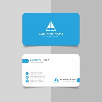 Corporate business card design template	