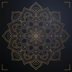 vector luxury ornamental mandala design background