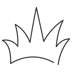 Crown Scribble Doodle