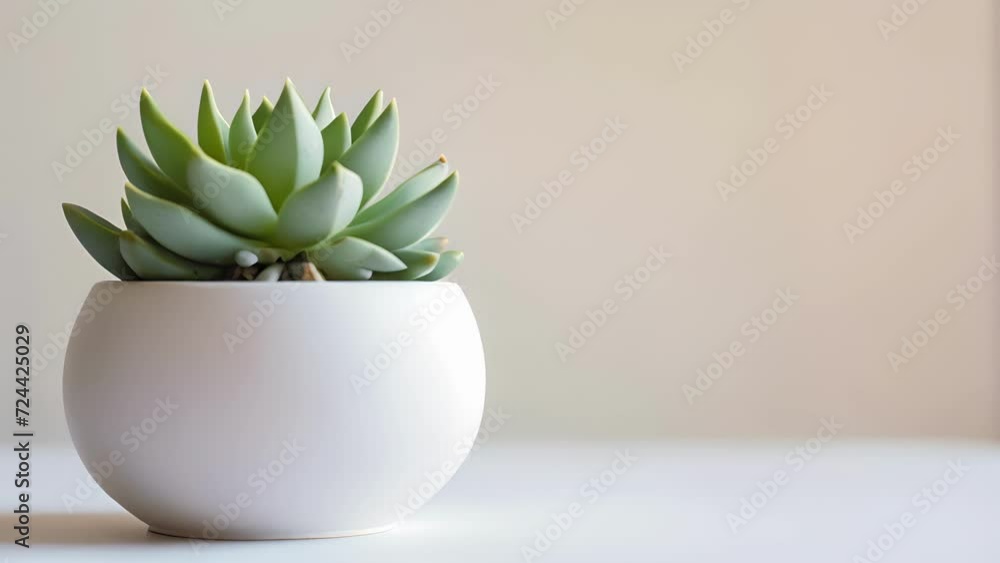 Poster the perfect touch of greenery for a minimalistic workspace a small white ceramic planter filled with