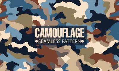 abstract military camouflage seamless pattern background 