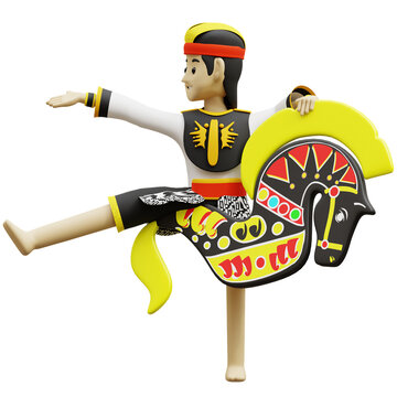 Motion Kuda Lumping Dance