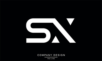 SX, XS, Abstract Letters Logo Monogram