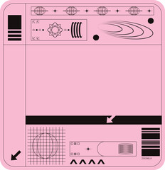 Pink Brutalist Sticker