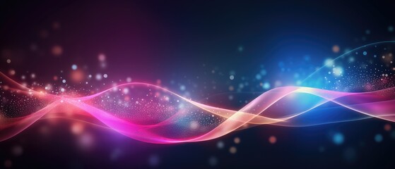 Data transfer technology concept illustrated as a wallpaper texture, ideal for background banners, Ai Generated