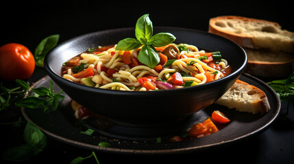 Italian pasta soup