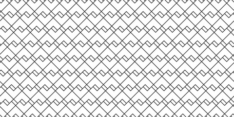 A seamless vector pattern featuring a mix of paving blocks with regular geometry. This contemporary tile texture is well-suited for prints and digital backdrops.