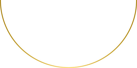 Golden wavy line, gold curved line