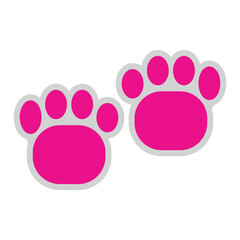 Easter Bunny Feet Illustration