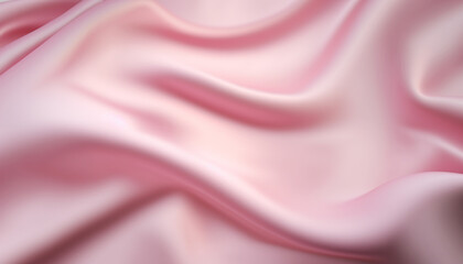 Smooth elegant pink silk fabric background. Textile texture. 3D illustration	