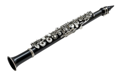 The Melodious Magic of the Clarinet Isolated on Transparent Background.