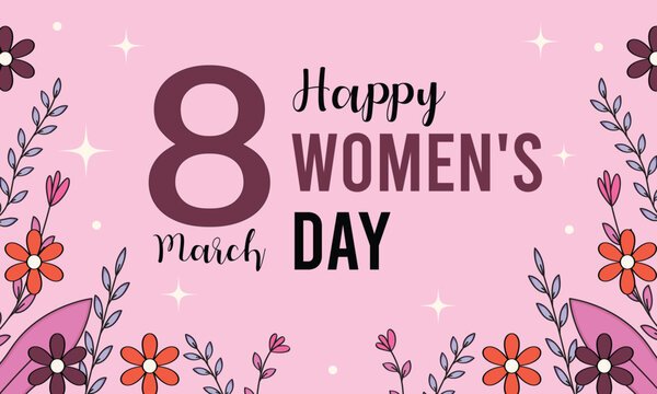 international women's day flat illustration vector