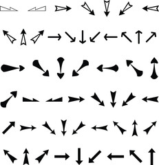 arrows all vector icons