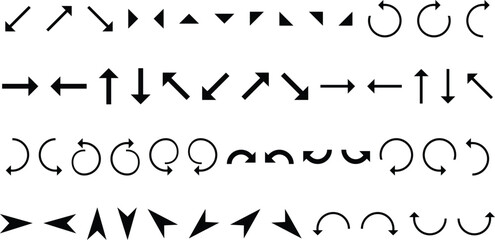 arrows all vector icons