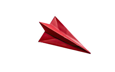 Whimsical Paper Airplane Art on Transparent Background