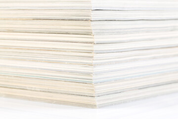Stack of magazines