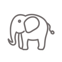 elephant outline