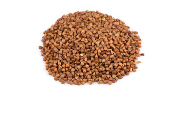 Pile of buckwheat seeds