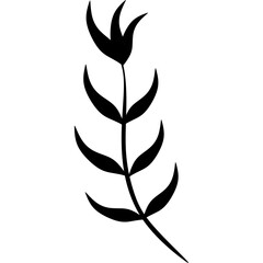 Hand Drawn Abstract Plant