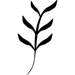 Hand Drawn Abstract Plant