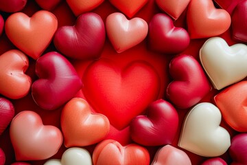 Fototapeta premium Heartshaped Backgrounds Perfect For Creating Stunning Valentines Day Photo Cards